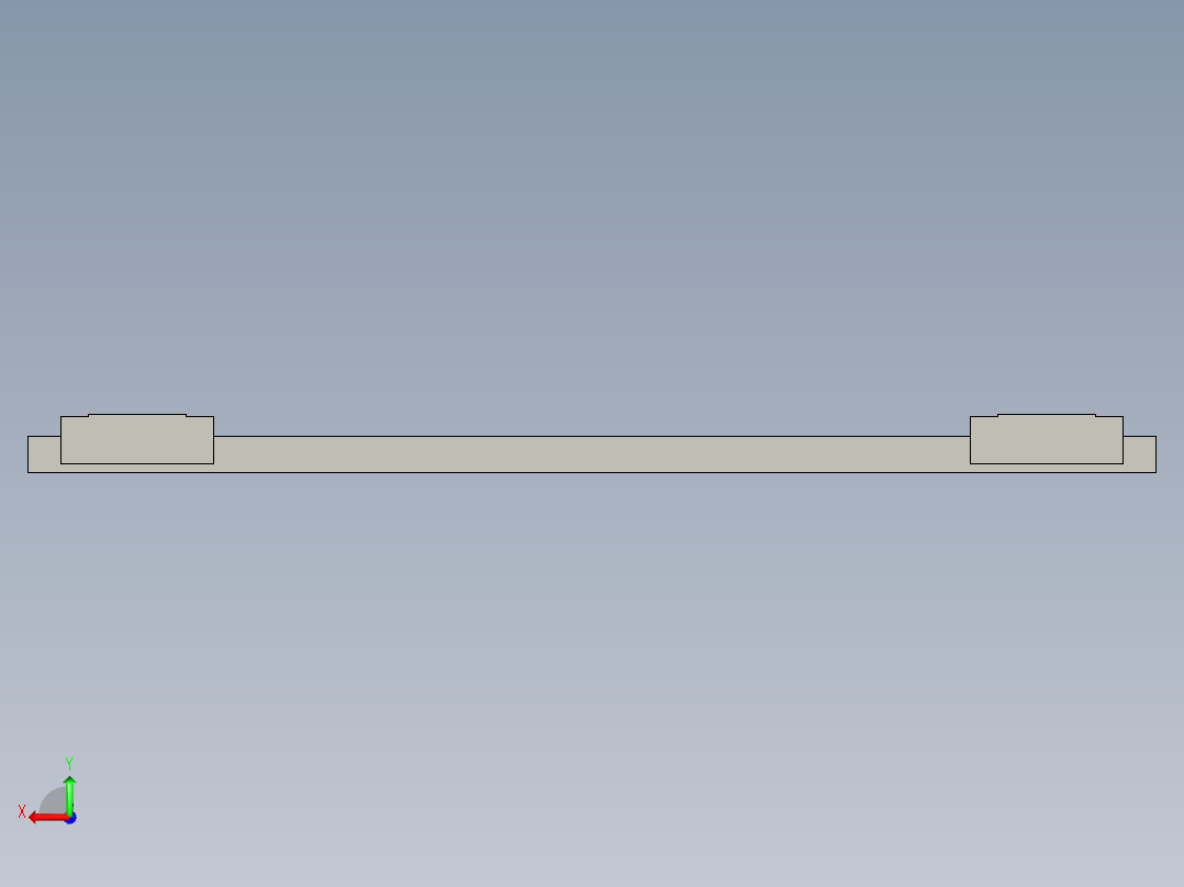 线性滑轨上银MGN15C1R310后视图