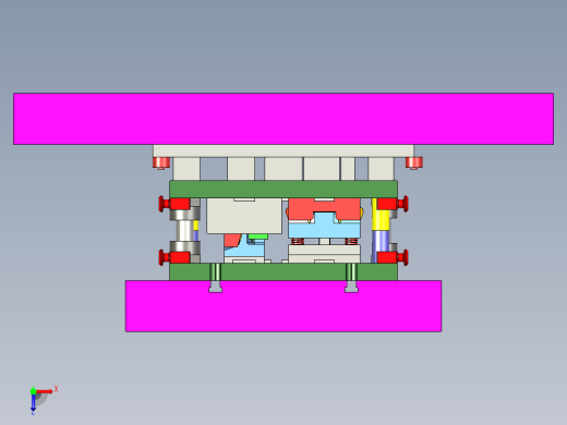 冲压四合一冲压模具俯视缩略图