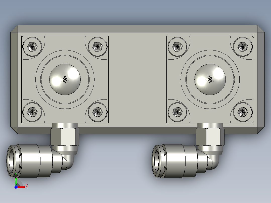 精密点胶阀前视图
