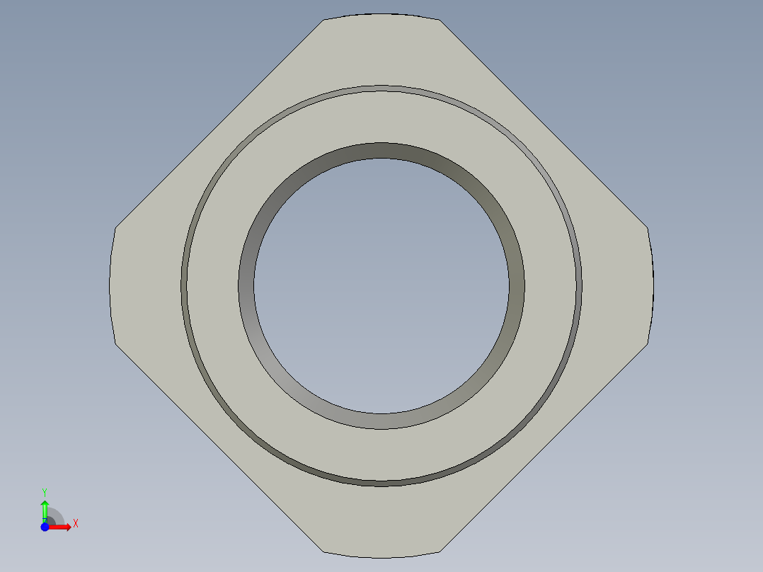 怡合达螺母LEB81-M103100前视图