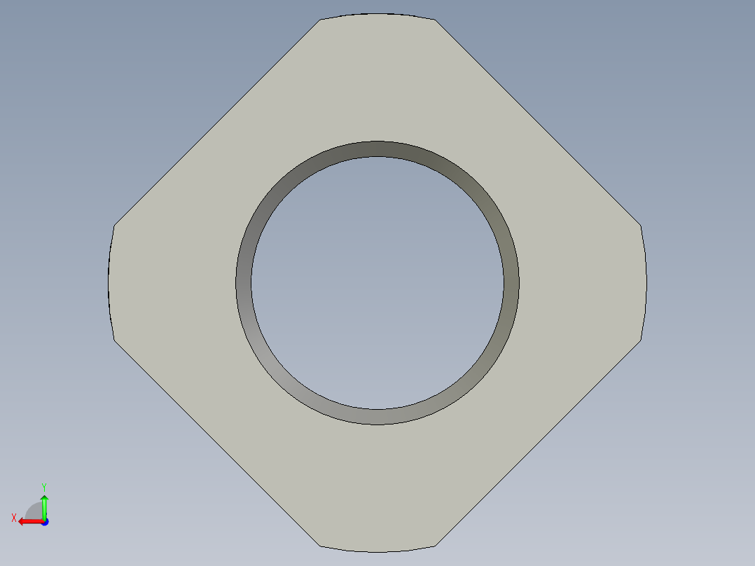 怡合达螺母LEB81-M103100后视图