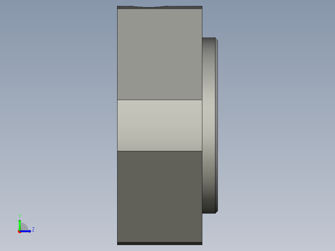 怡合达螺母LEB81-M103100左视图