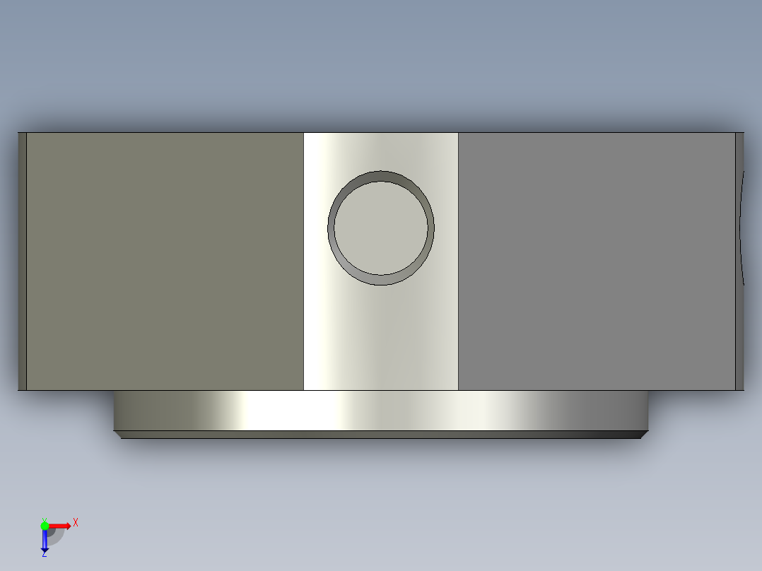 怡合达螺母LEB81-M103100俯视图