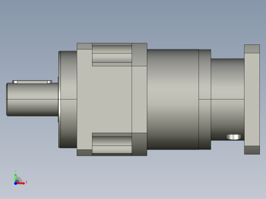 行星减速器PLX180-L3-35-1143-200-M12stp前视缩略图