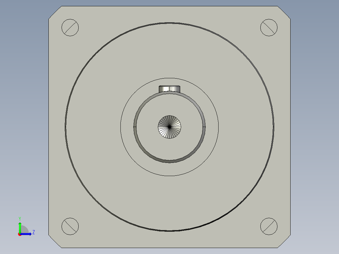 行星减速器PLX180-L3-35-1143-200-M12stp左视图