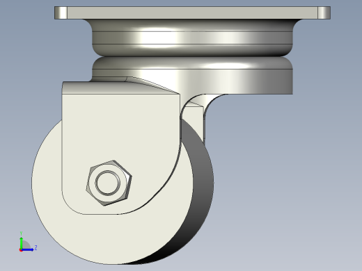 J30-01-63-662脚轮426ZZB左视缩略图