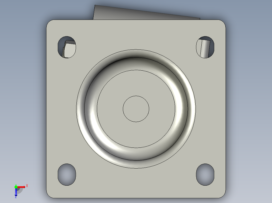 J30-01-63-662脚轮426ZZB俯视图