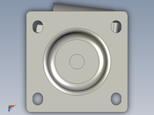 J30-01-63-662脚轮426ZZB俯视缩略图