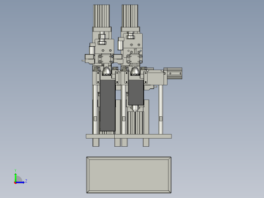 轴类件自动化打孔设备左视缩略图