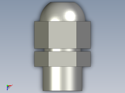 球头万向座2分-304-博利喷雾俯视缩略图