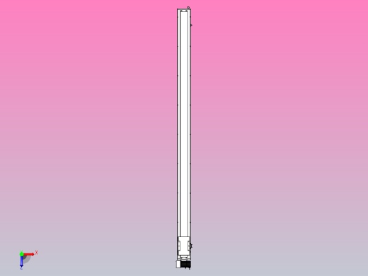 SCM14-2250-LU滚珠花健、支撑座、滚珠丝杠、交叉导轨、直线模组俯视缩略图