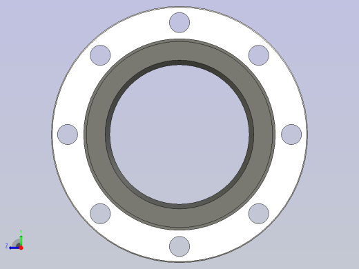 可曲挠体橡胶接头右视缩略图