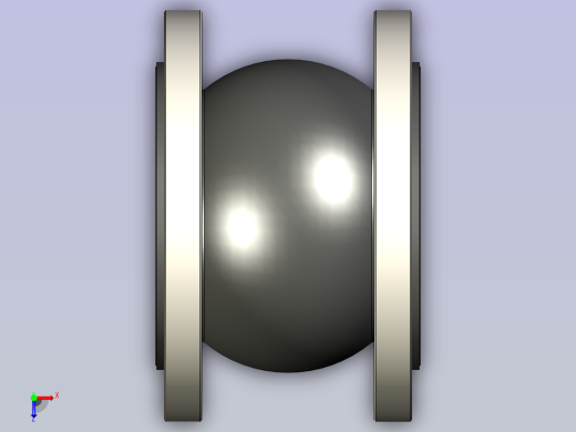 可曲挠体橡胶接头俯视缩略图