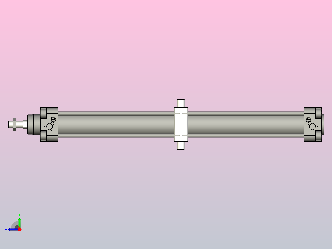 FESTO气缸DNGZK-32-320-PPV-A---_asm_0_233_右视图