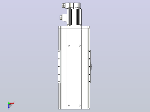 日规模组半封闭丝杆TPA-HNR-220D-3210C-L100-M-Y-P1K-N3俯视缩略图