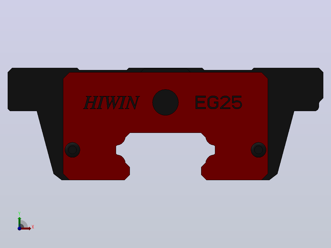 滑块EGW25CA（HIWIN）前视图