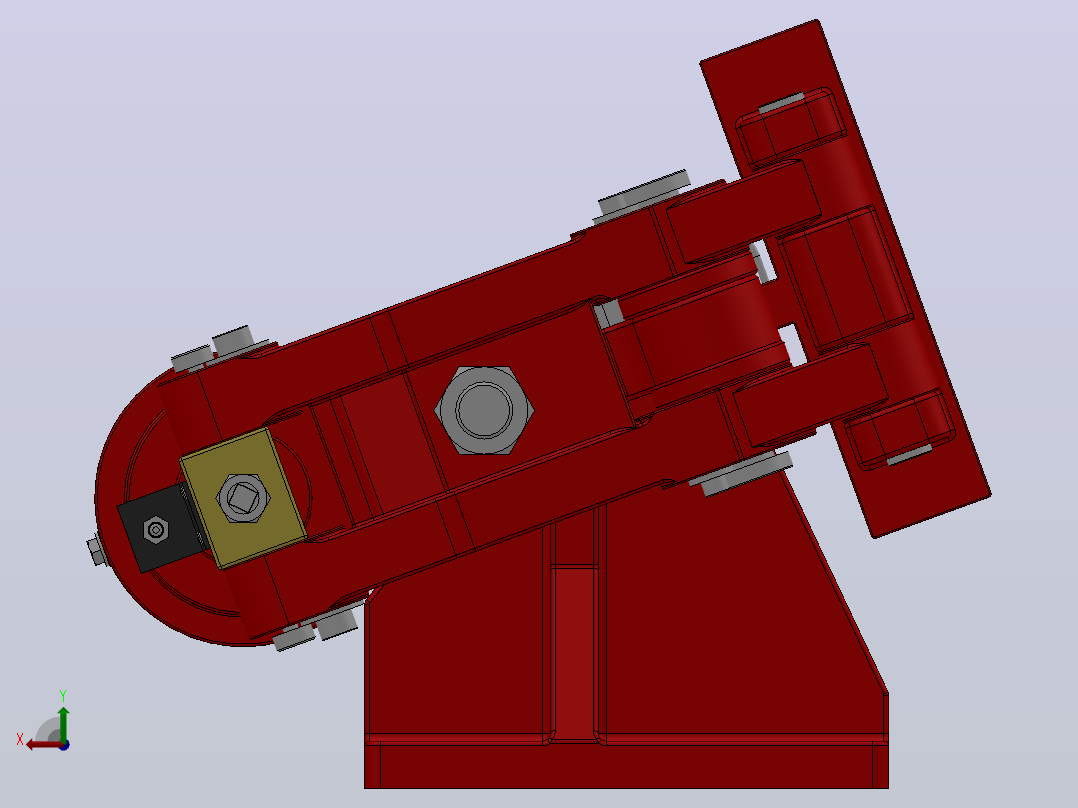 SBD-D安全制动器_SBD120-D-800×20ⅡRL.WL.CL前视图