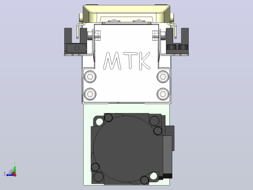 内嵌式左右旋螺杆 GTH5S-100W伺服[GTH5S-L2-200-BM-M100W-C2-N]丝杆滑台模组三菱马达右视缩略图