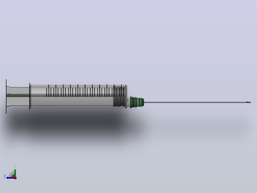 注射器右视图