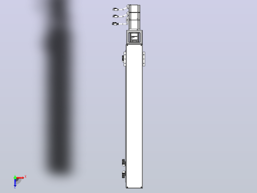 KK模组KK86-740A1-F0 行程610mm俯视缩略图