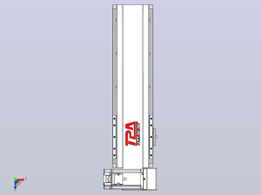 皮带直线轴半封闭可选导轨TPA-HNB-120D-110-L250-RU-C-P40-N3俯视缩略图