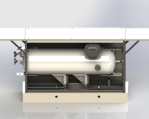 丙烷蓄能器 3D 模型缩略图