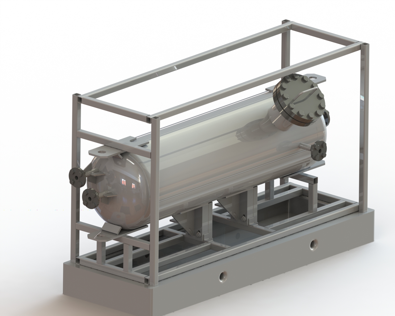 丙烷蓄能器 3D 模型