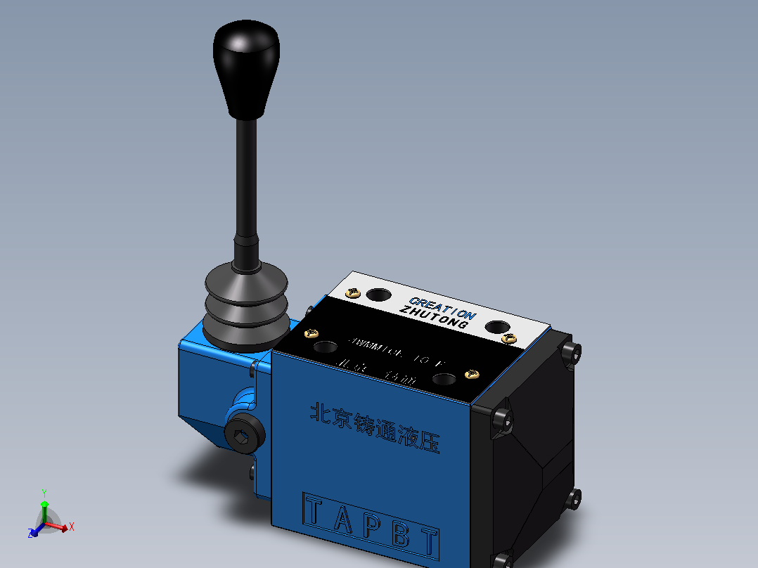 WMM10-F 手动换向阀主视图