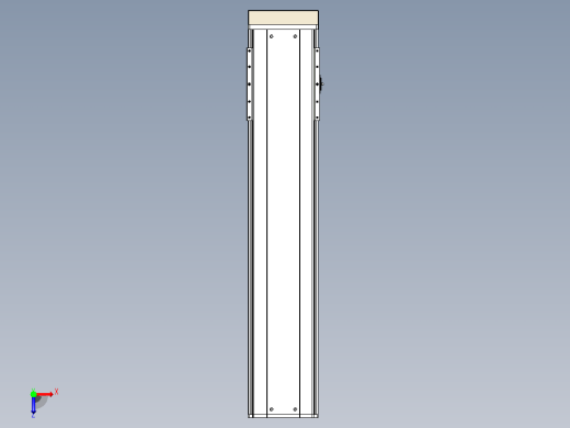 日规模组半封闭丝杆TPA-HNR-220D-3210C-L850-MP-Y-P1K-N3俯视缩略图
