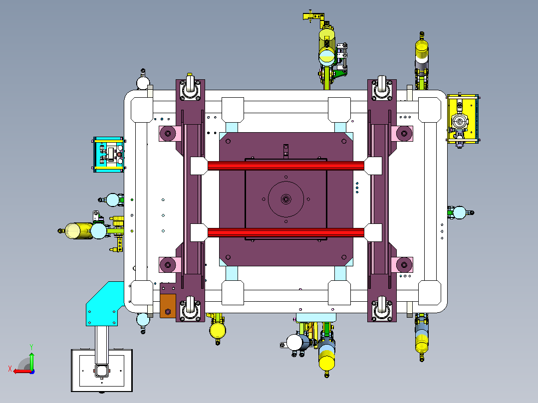 JH476F012-S（中地板本体总成#20夹具）后视图