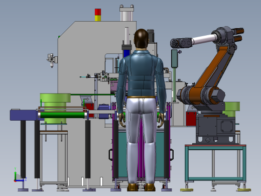 万向节生产线左视缩略图