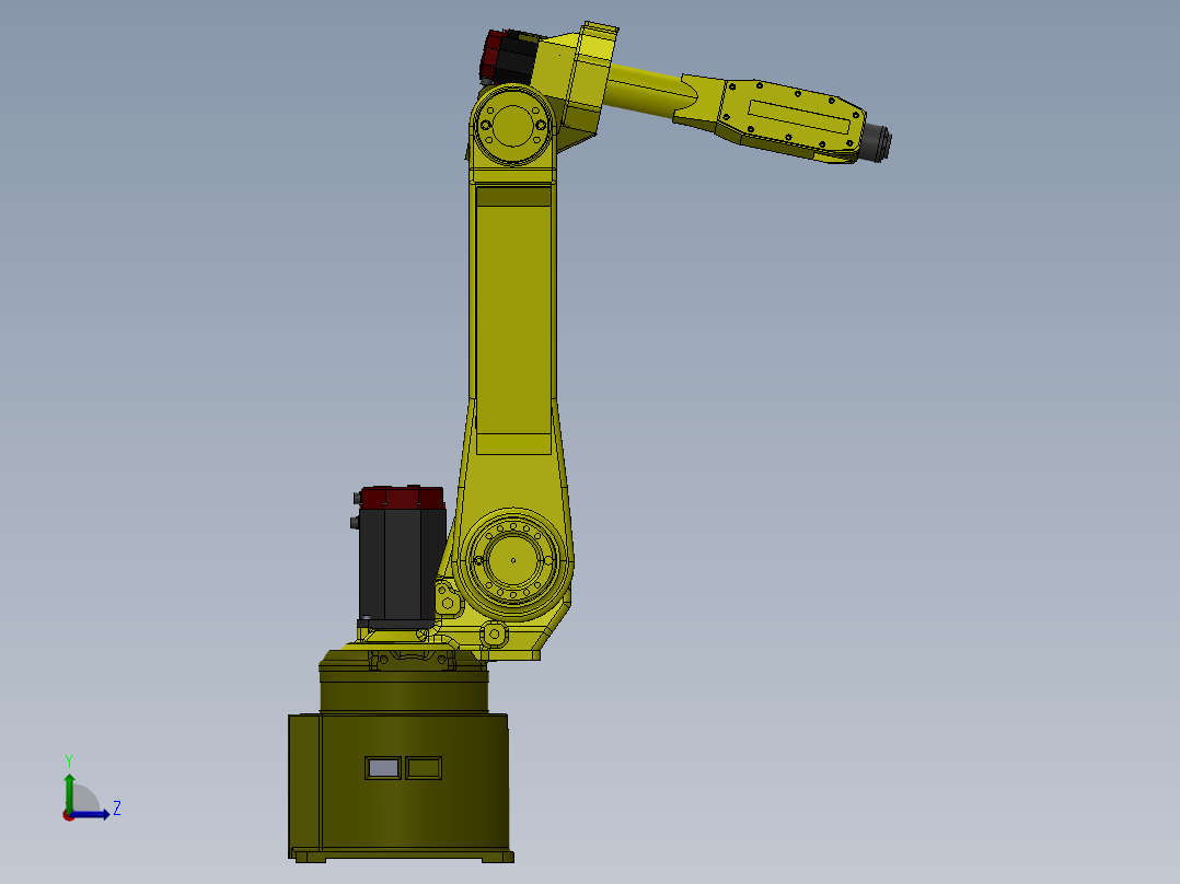 复杂机械臂左视图