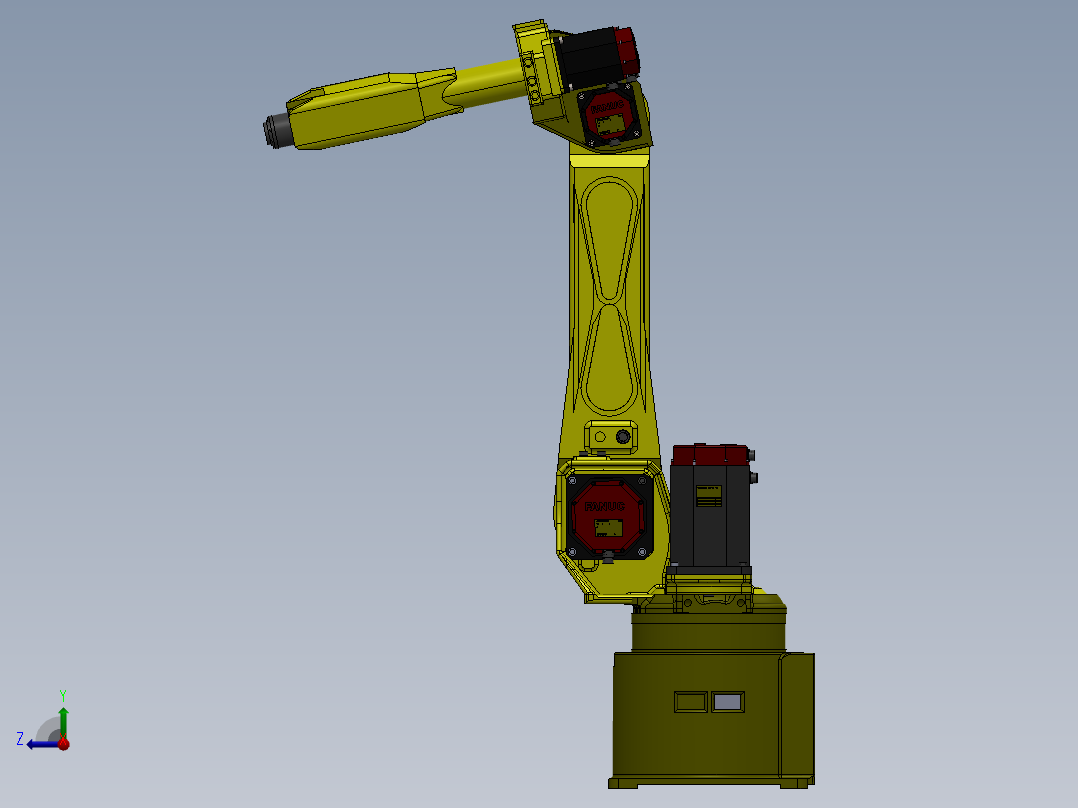 复杂机械臂右视图