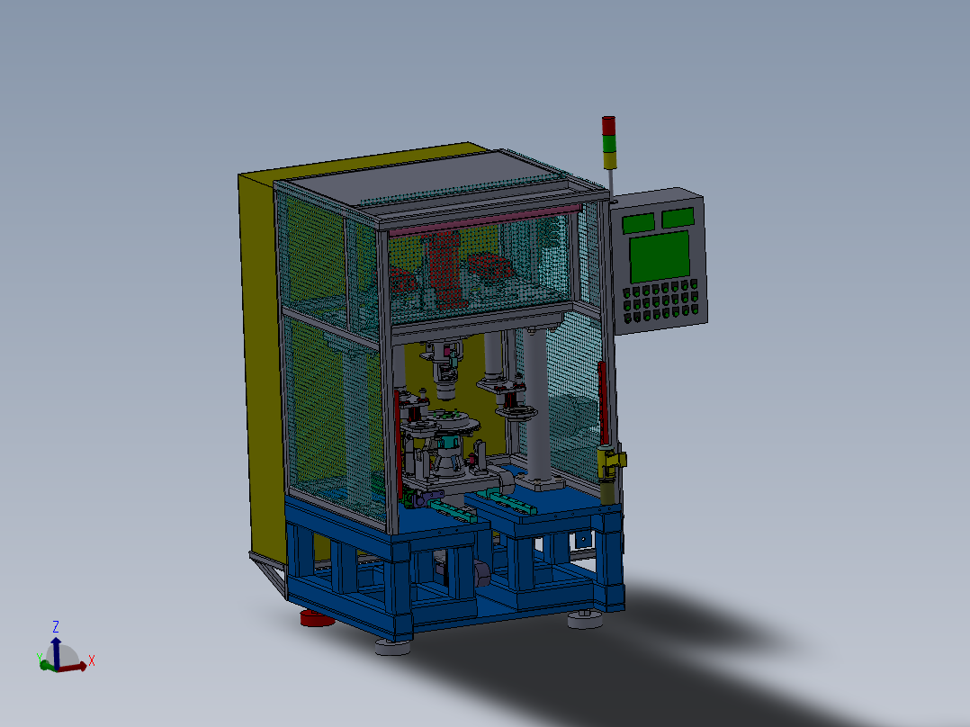 转向节总成自动装配机含bom单sw16可编辑