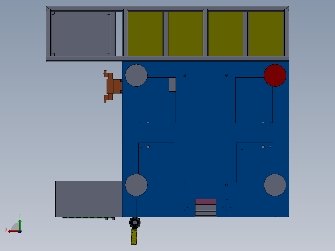 转向节总成自动装配机含bom单sw16可编辑后视图