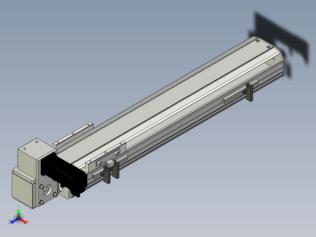 Toyo东佑达直线模组-ETB10-400-LU主视图
