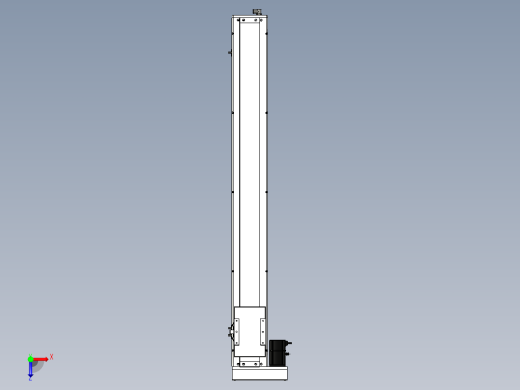 Toyo东佑达直线模组-ECH14-1050-BL-200W俯视缩略图