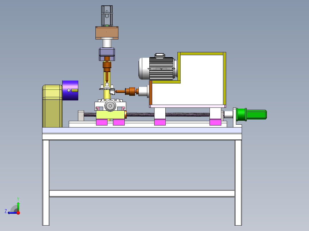 压缩机底座零件钻孔专机设计( 全部结清）右视图