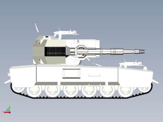 B3_USC TANK坦克模型后视缩略图