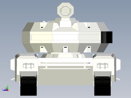 B3_USC TANK坦克模型右视缩略图