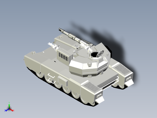 B3_USC TANK坦克模型正等轴测缩略图