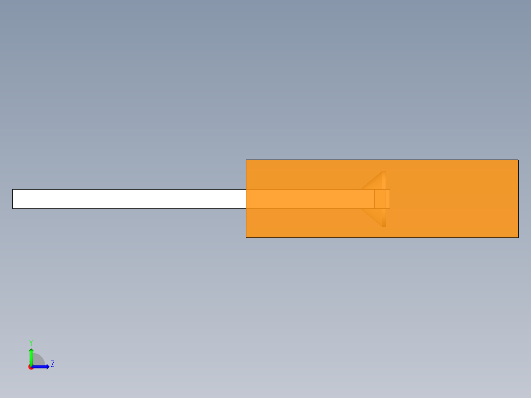 LED_Rectangular_Orange_2x5x7mm左视图