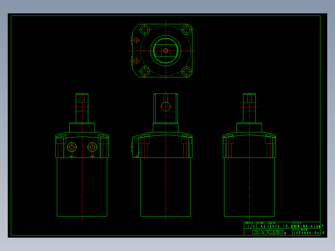 LHS0900-Gx-P多系列多零件图纸模型