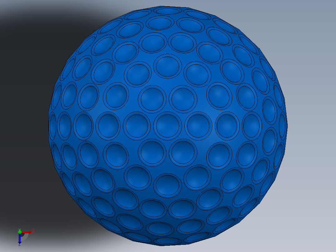 高尔夫球17俯视图