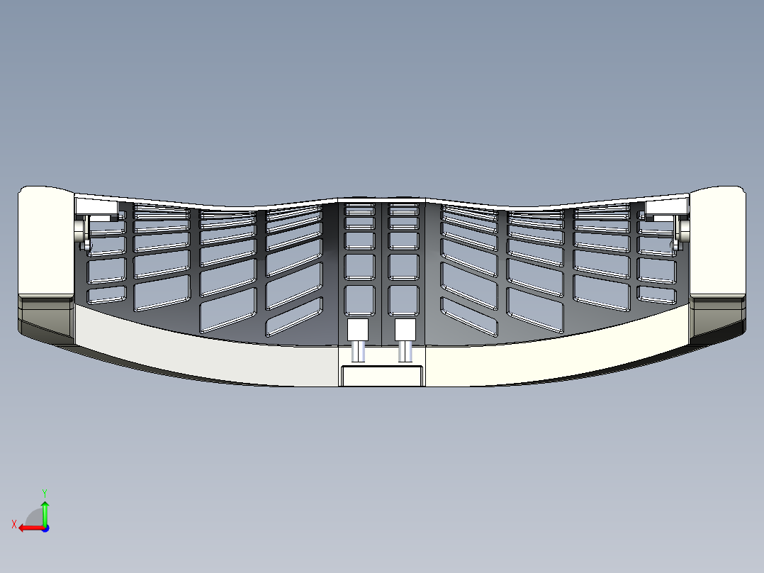 汽车引擎盖（笼式系统）--igs后视图