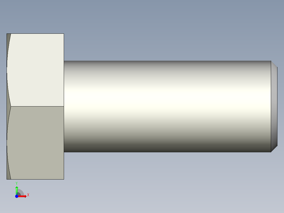 螺栓-Screw-M22-50-50-15-35-20-No.stp前视图