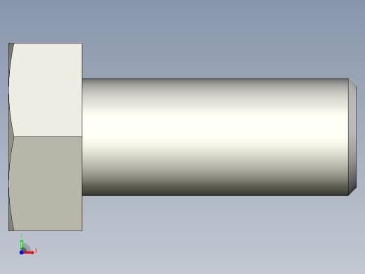 螺栓-Screw-M22-50-50-15-35-20-No.stp前视缩略图
