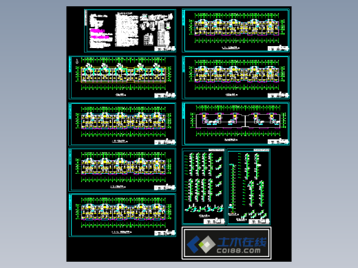 高层住宅地板辐射采暖通风设计施工图