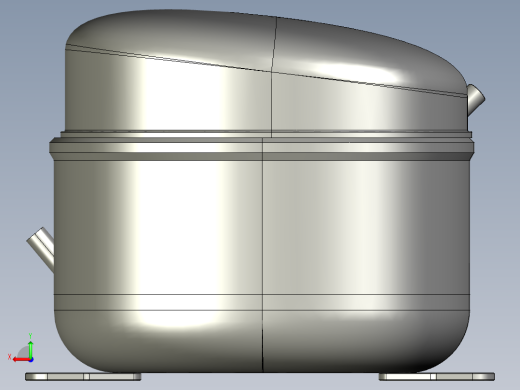 冰箱制冷循环三维图后视缩略图
