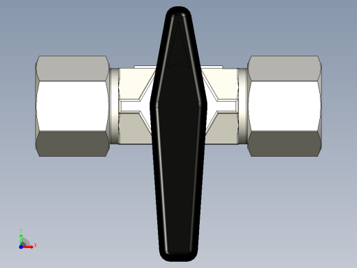 派克B系列双向球阀，不锈钢阀体，3-4“FNPT端口，定向手柄，PCTFE阀座，聚四氟乙烯密封件前视缩略图